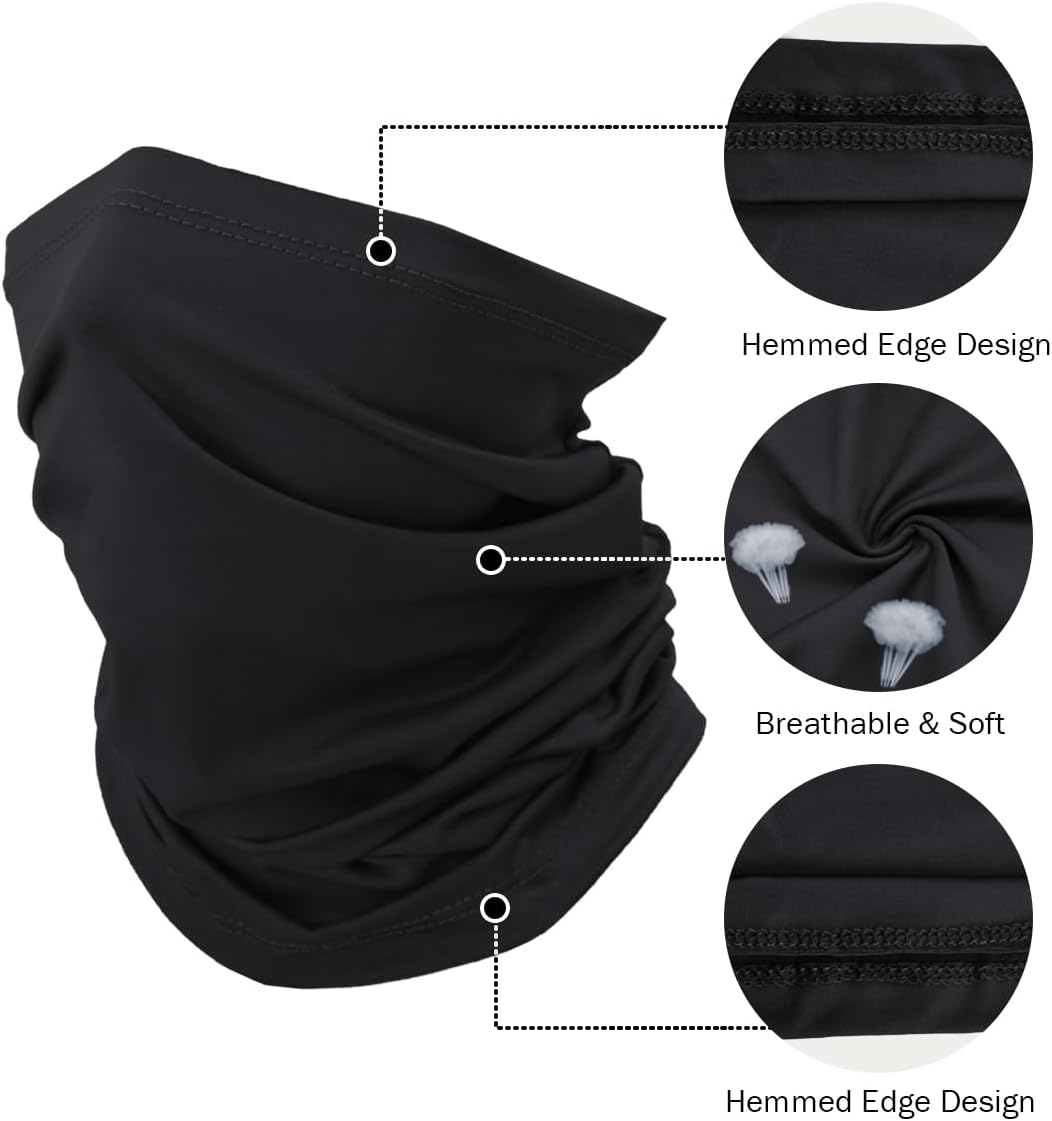 Fishing Neck Gaiter, Sun Protection Face Mask, Cooling Neck Shield Scarf Cycling Balaclava Bandana for Men and Women image number 4
