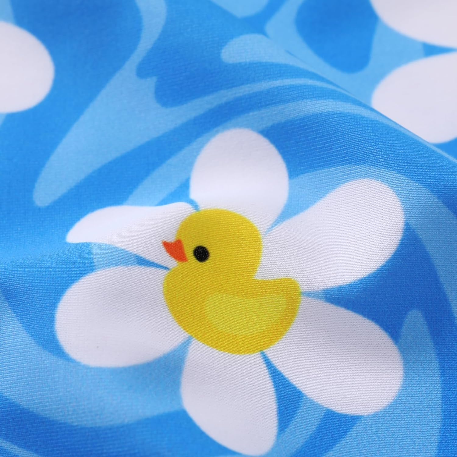 YOUNGER TREE Toddler Baby Girl Swimsuit Infant One Piece Bathing Suits with Hat Newborn Summer Beach Swimwear image number 6