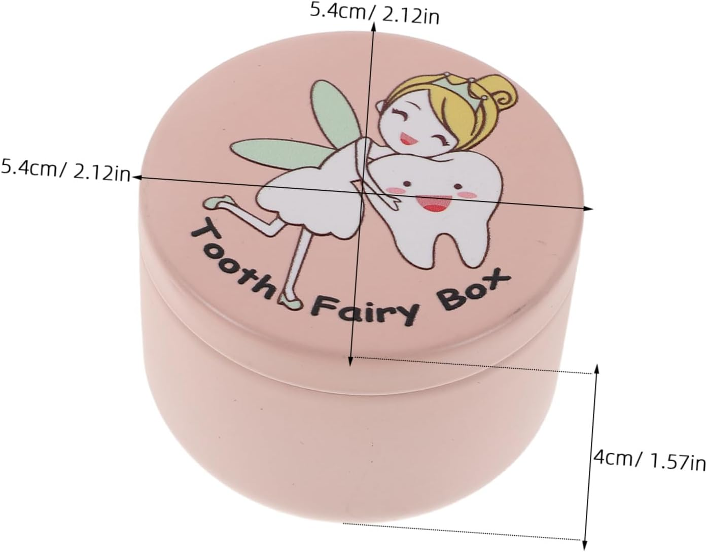 GLEAVI 2Pcs Tooth Storage Box: Baby Keepsake Box for First Hair Case Cute Lost First Haircut Keepsake Toddler Hair Case for Birthday Present Pink image number 5