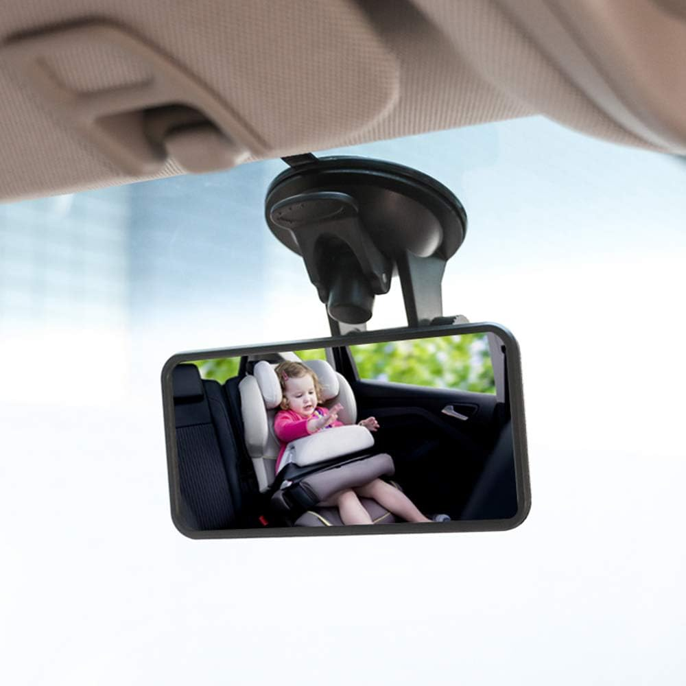 Xinyee Baby Car Mirror Rear View Mirror Wide View Suction Cup Mirror image number 3