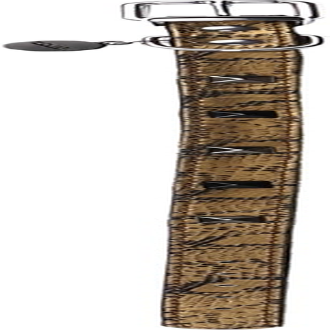 Wouapy Python Collar by Wouapy for Dogs, Brown Python Leatherette Collar of 15 Mm Width and 35 Cm Length