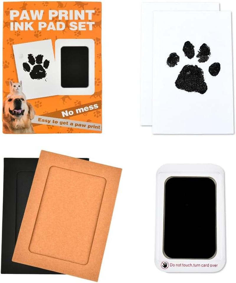 Cat Dog Pet Paw Print Photo Frames Hand and Footprint Picture Frame Newborn Foot Printing Commemorative Dog Gift DIY Pet Handprint Impression Hand Foot Prints for New Born Pets Decoration Supplies