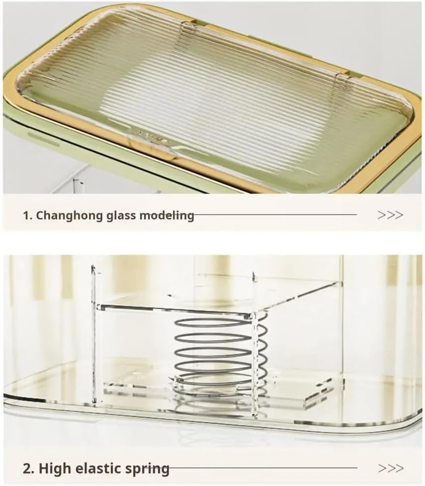 Wall-Mounted Wet Wipes Holder Wall Mounted Wet Wipes Dispenser Box with Capacity Easyopen Spring Plate Multifunctional A image number 5