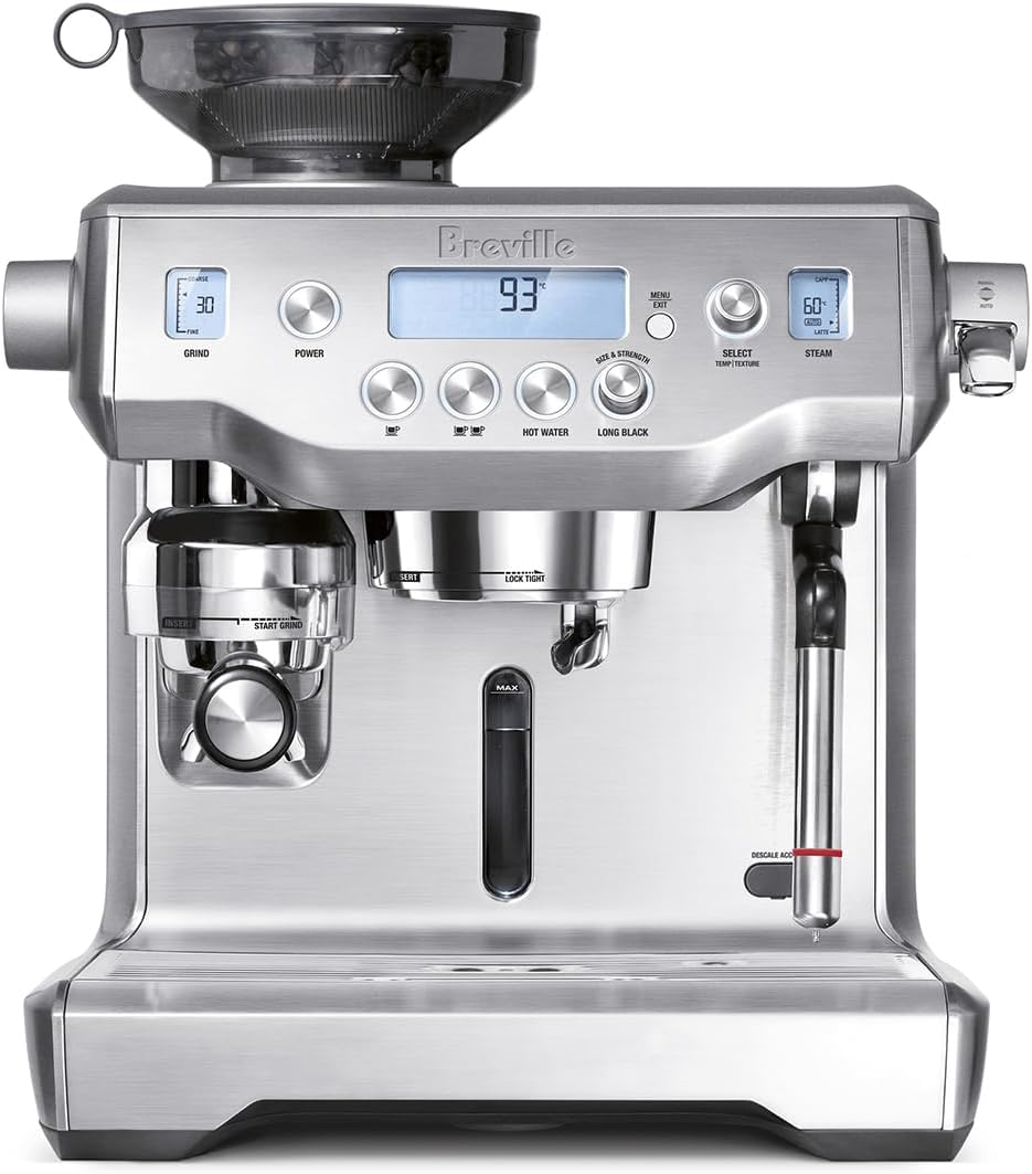 Breville the Oracle Espresso Machine BES980BKS, Black Seasame