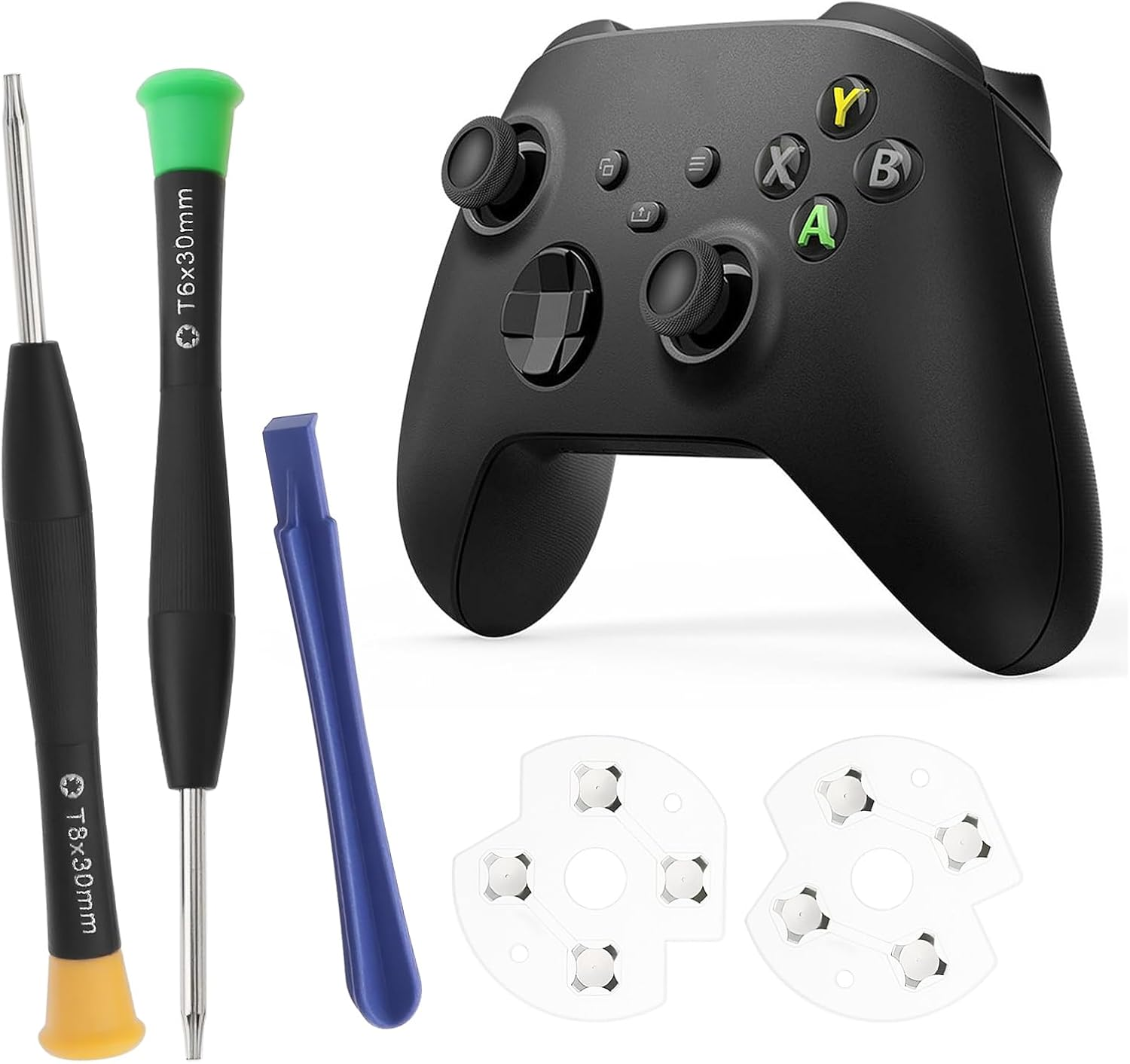 Be in Your Mind 1 Set Conductive Film Replacement Kit Button Conductive Film Sticker Dome Switch Sticker Replacement Compatible with Xbox One image number 2