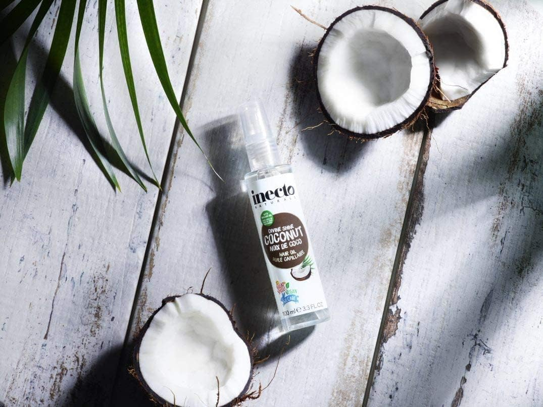 Provoke Inecto Naturals Divine Shine Coconut Hair Oil, 100 Ml (Pack of 2) image number 5