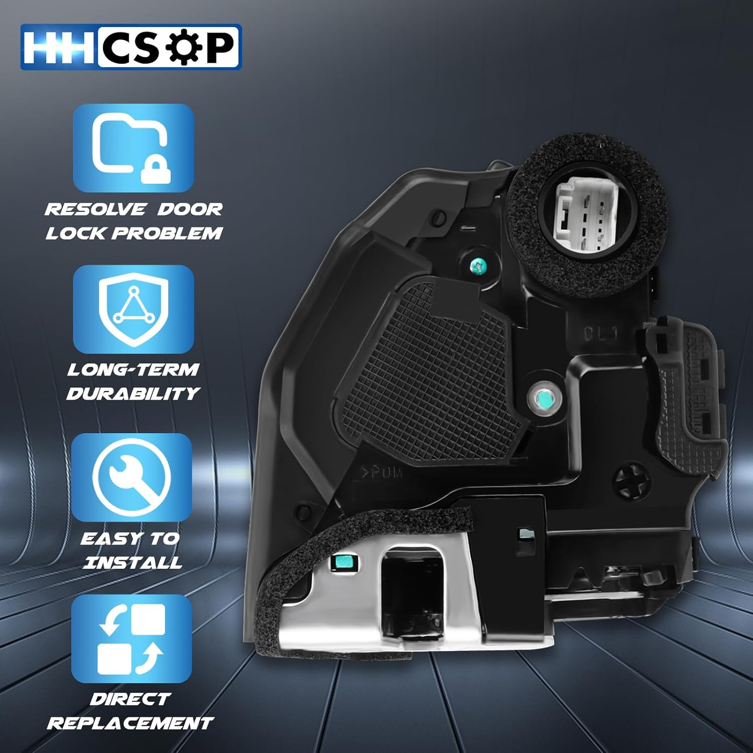 Rear Left Driver Side Door Lock Latch Actuator Fit for 2007-2019 Toyota Camry 4Runner Corolla Highlander Prius V RAV4 Venza Scion Xb Lexus Es300H ES350 Gs200T GS300 GS350 Gs450H GX460 69060-06100 image number 4