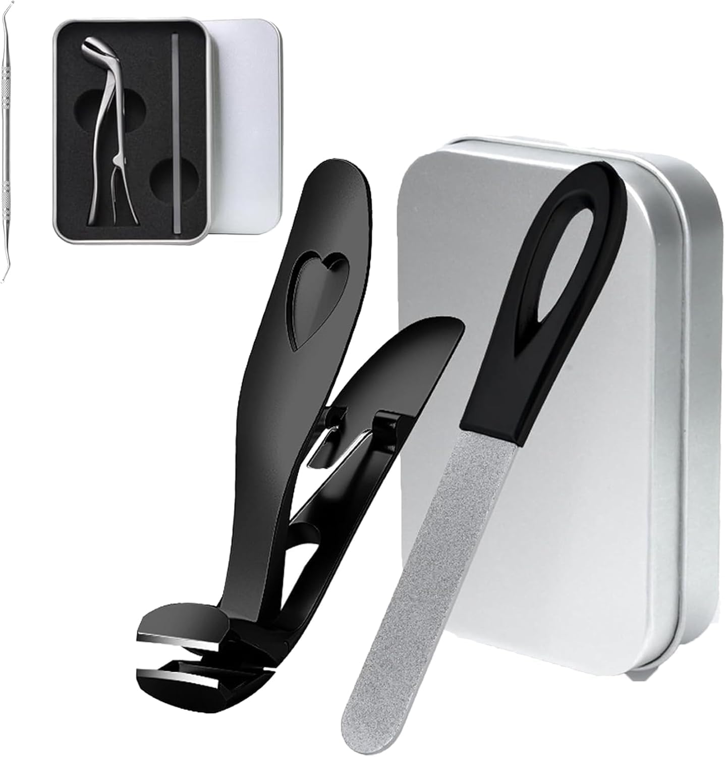 Sherum Clipmaster Pro,Cumuul Clipmaster Pro,Sherum Nail Clipper,Dotmalls Cumuul Clipmaster Pro Ergonomic Angled Head Senior Toenail Clipper, Large Angled Head Toenail Clippers Wide Opening (Silver)