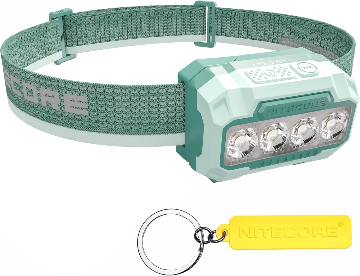 Nitecore HA23 UHE 600 Lumen MCT Outdoor Headlamp Multiple Color Temperatures Lightweight AAA Headlight Tag (Black)