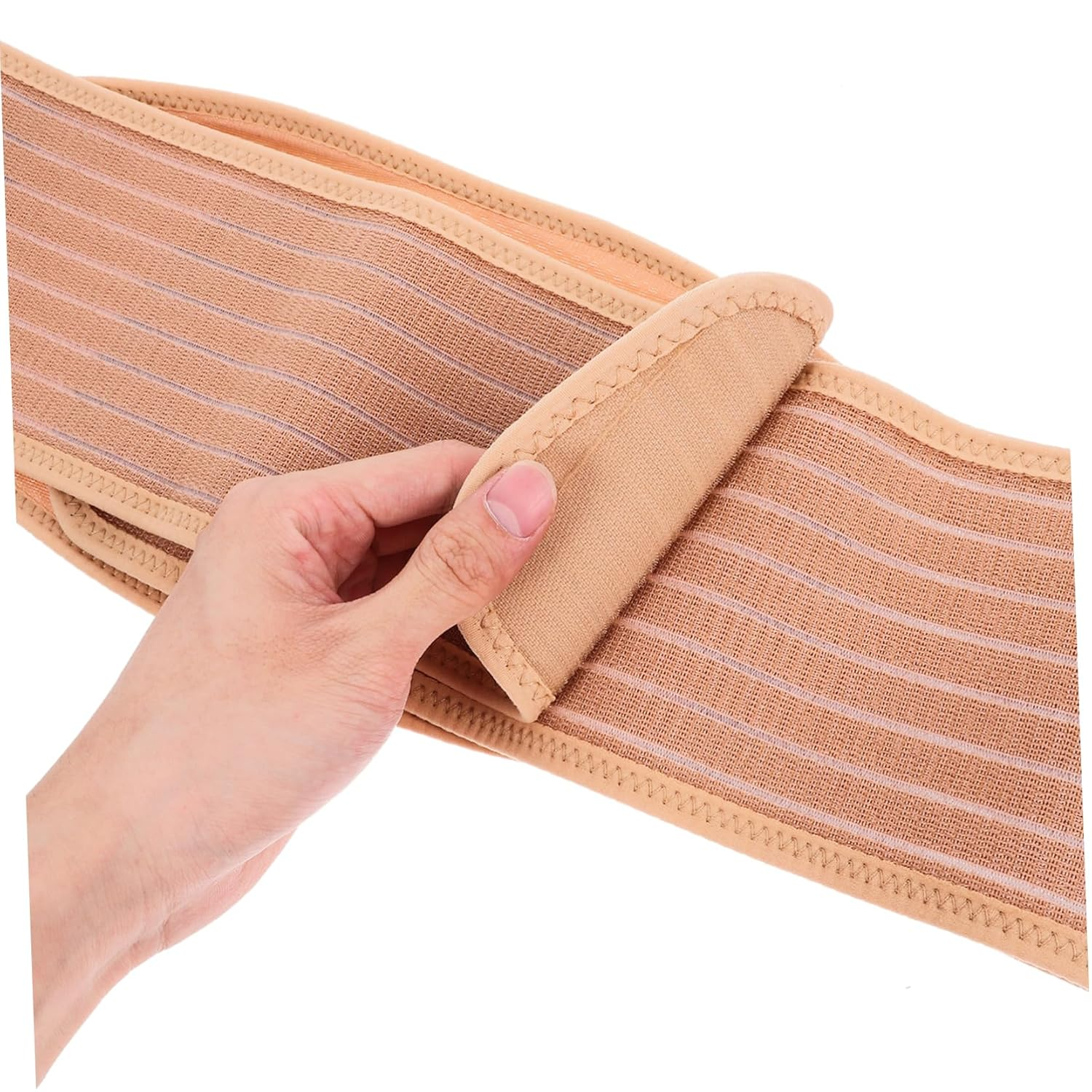 Beavorty Pregnancy Belly Band Maternity Support Belt Abdomen Band Belly Belts Brace Lightweight Waist Support image number 3