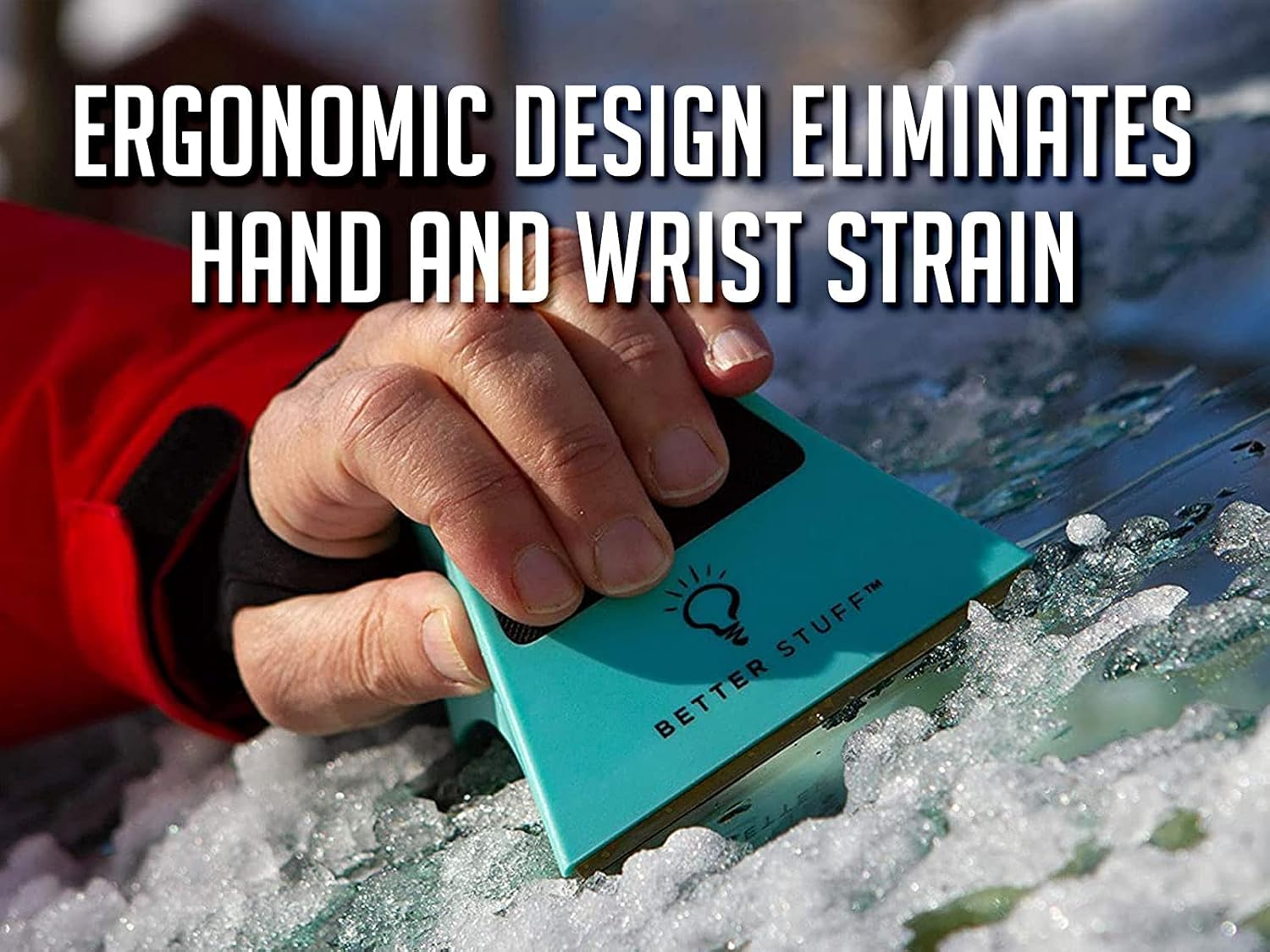 The Better ICE Scraper Pack of 2 Teal image number 5