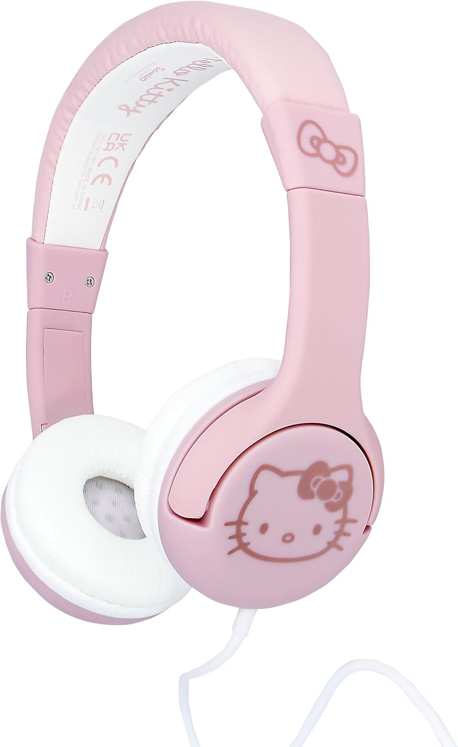 OTL Technoloiges HK1184 Hello Kitty Children'S Wired Headphones in Pink with Rose Gold image number 3