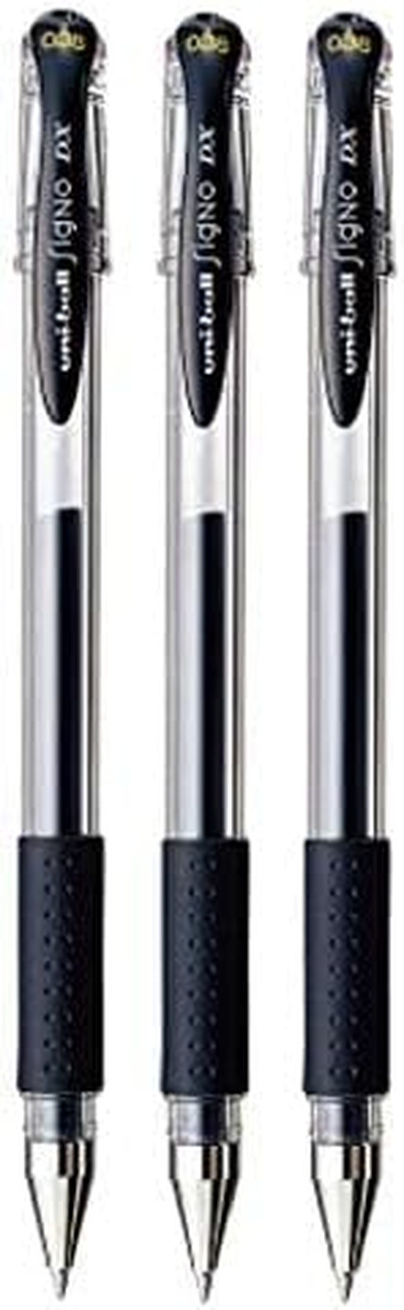 Signo - Uni Gel Ink Pen - UM-151-0.38 Mm - Black - 3 Pcs image number 3
