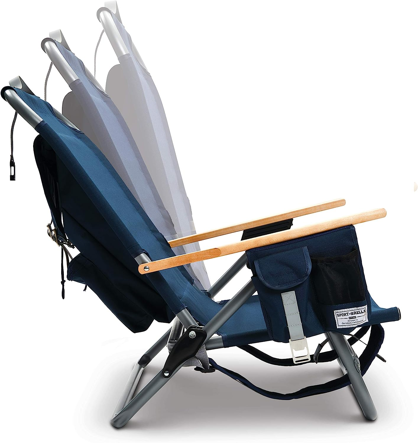 Versa-Brella UPF 50+ Personal Sun Shade - Portable Umbrella for Sports & Outdoors - Secure Clamp, 360-Degree Swivel Adjustable Position for Maximum Sun Protection - Compact with Carry Case image number 2