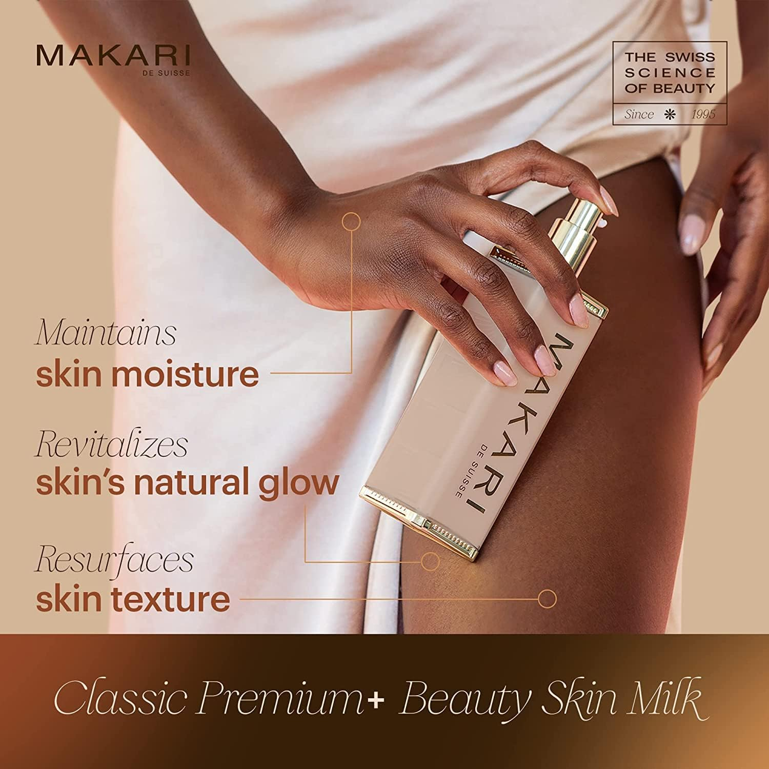 Makari Classic Beauty Skincare Milk 4.75 Fl.Oz &ndash; Intense Toning Body Lotion - Daily Moisturizing Treatment for Dark Spots, Acne Scars & Hyperpigmentation image number 1