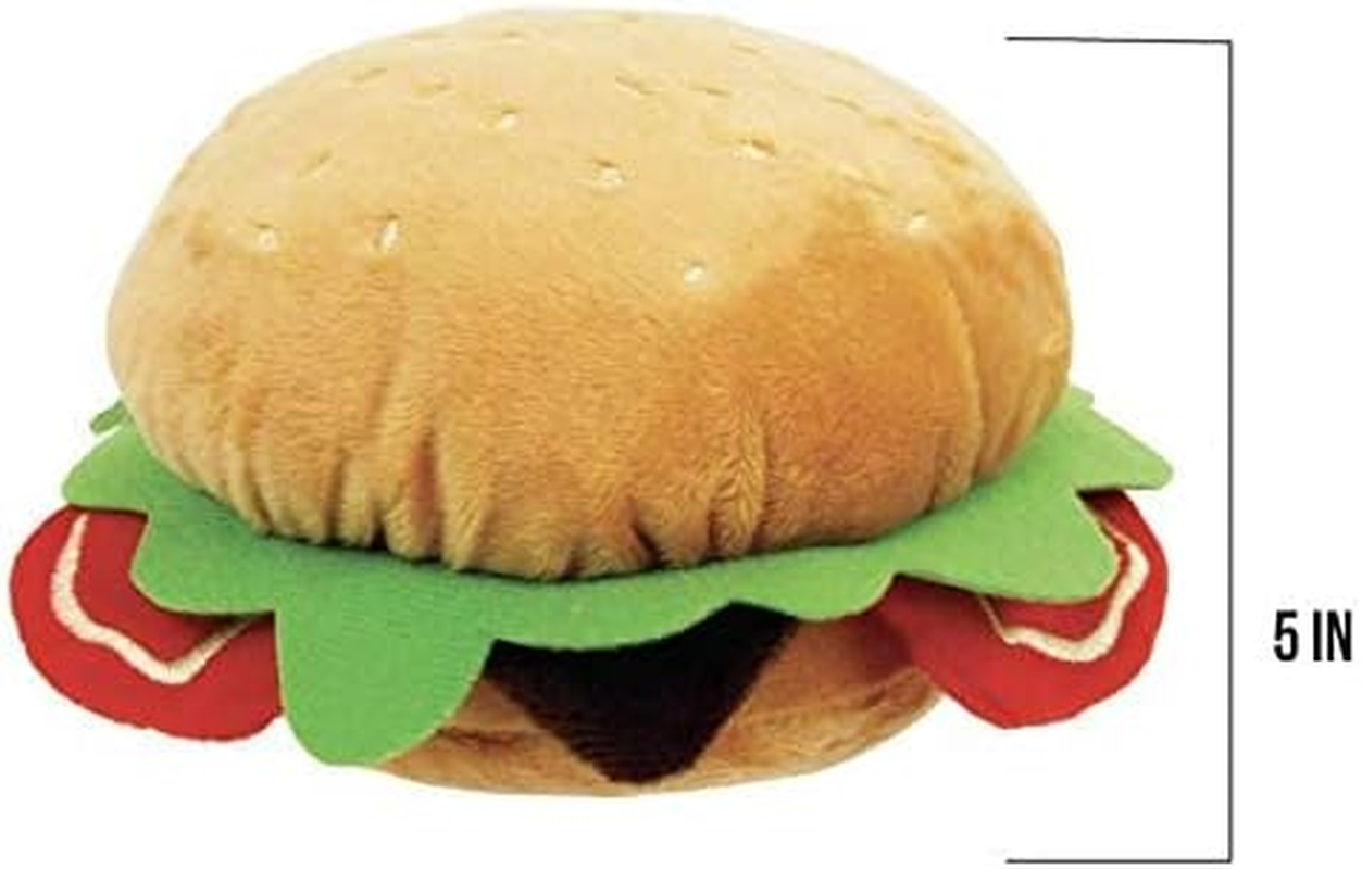 TONBO Happy Chow Combo - Squeaky Plush Cute Dog Toys, Burger, Fries, Soda (Happy Chow Combo)