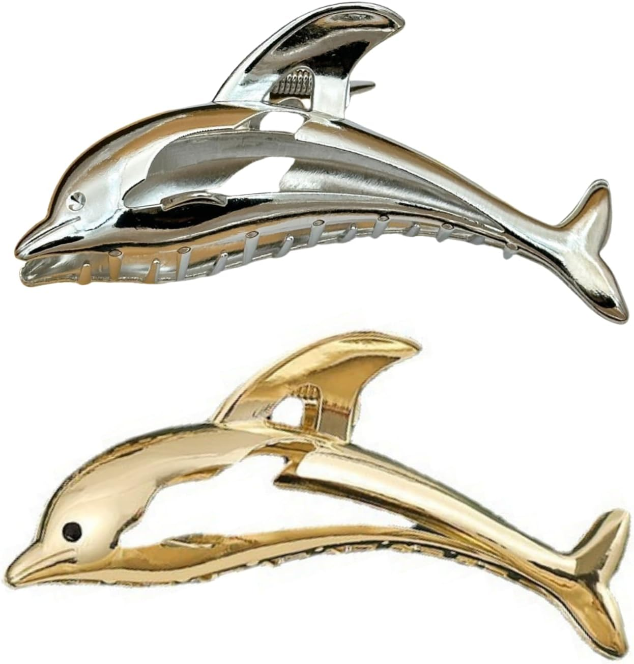 Hair Claw Stylish Metal Hair Clips Hair Clips Silver Tone Hair Accessories for Women Girls Ladies Kids Large Headwear for Party Wedding Daily Wear