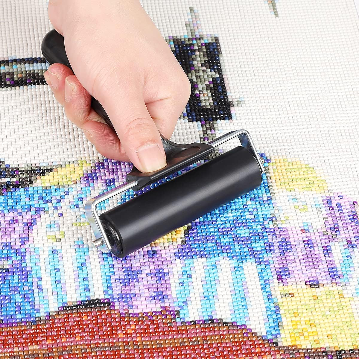 Diamond Painting Kits Heavy Duty Roller Tools Applicator for Adults Kids (Black)