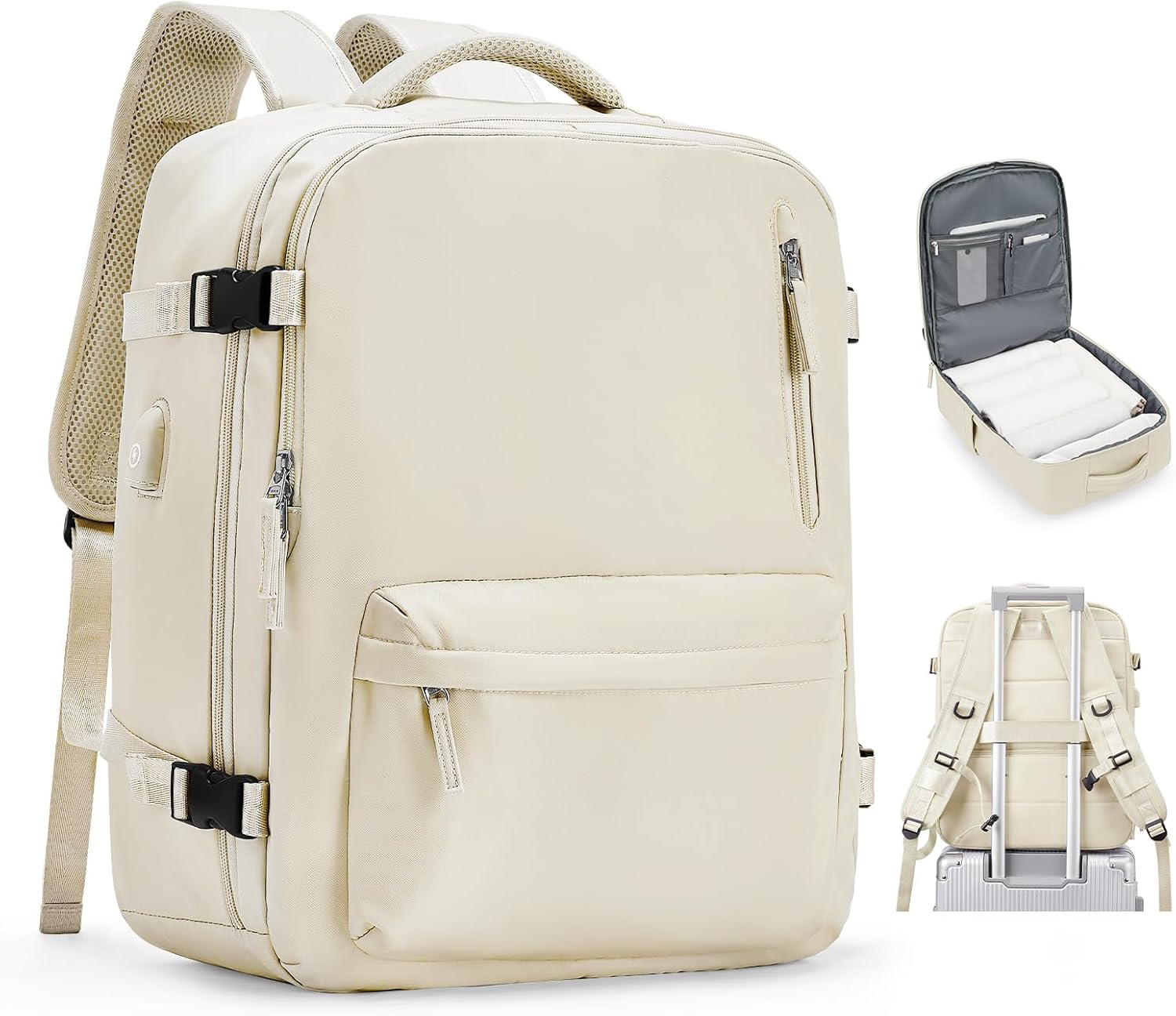 VGCUB Large Travel Work Business Backpack Carry on Flight Approved Laptop Backpack for Women Men Mochila De Viaje