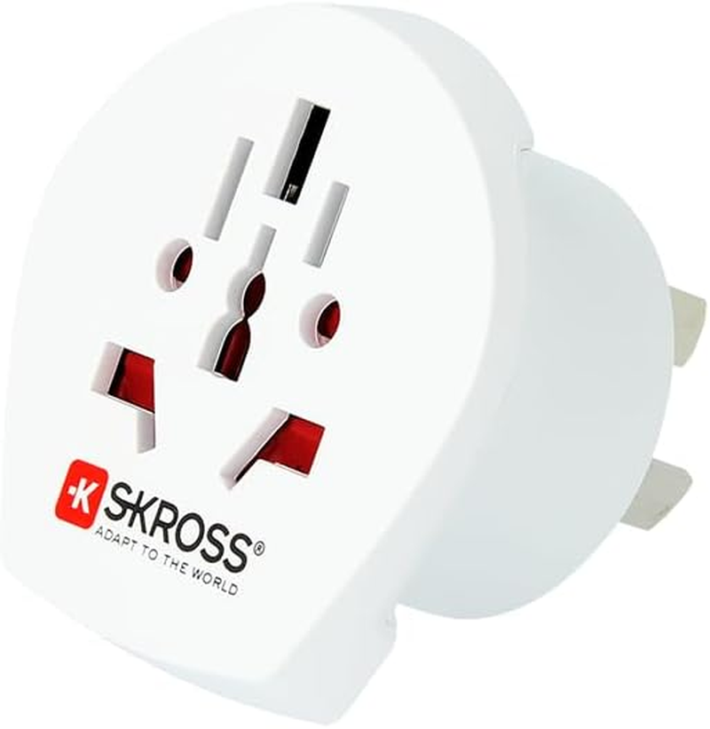 Skross World to Australia/China Country Travel Adaptor, White image number 2