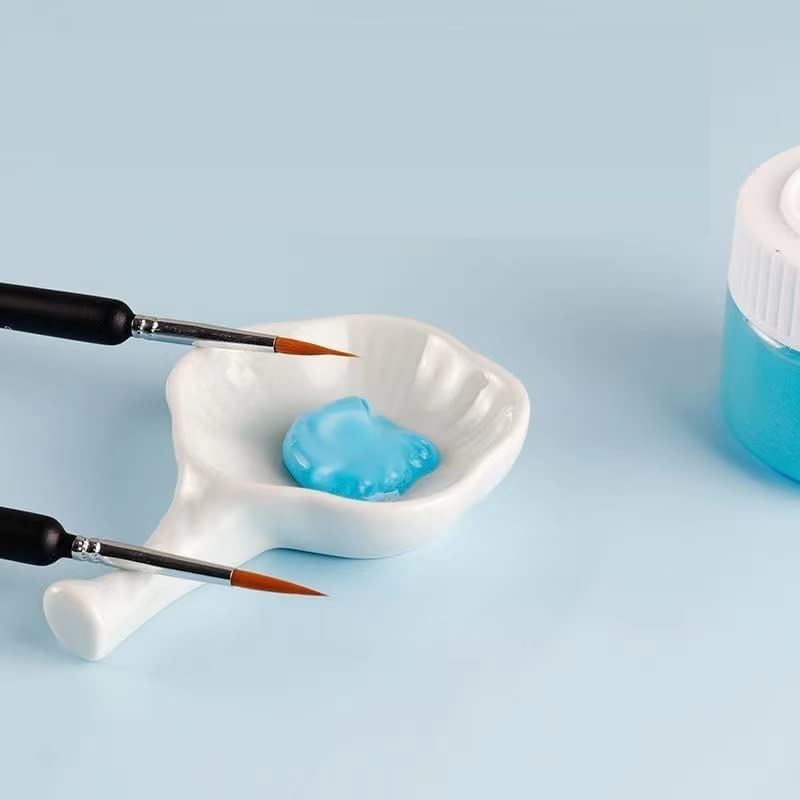 LORJE Miniature Paint Brushes, 11 Pcs Detail Brush Set for Acrylic, Oil, Watercolor, Art, Face Painting, Detailing, Model Craft (Black) image number 4