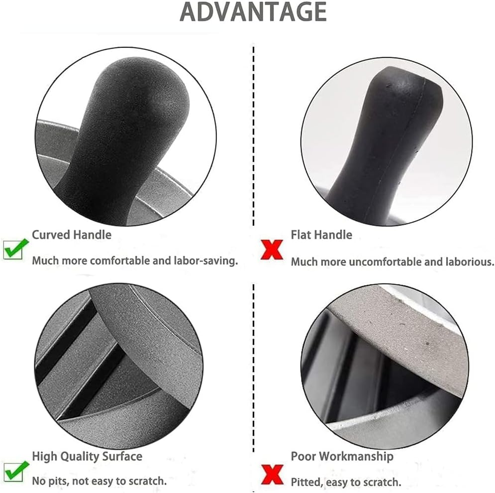 Non-Stick Aluminum Burger Press with 100Pcs Patty Papers, Aufondof 4.5 Inch Hamburger Patty Maker Mold, Hamburger Press Patty, Burger Mold Rings Easy Release for Meat, Beef, Veggie Burger, BBQ image number 6