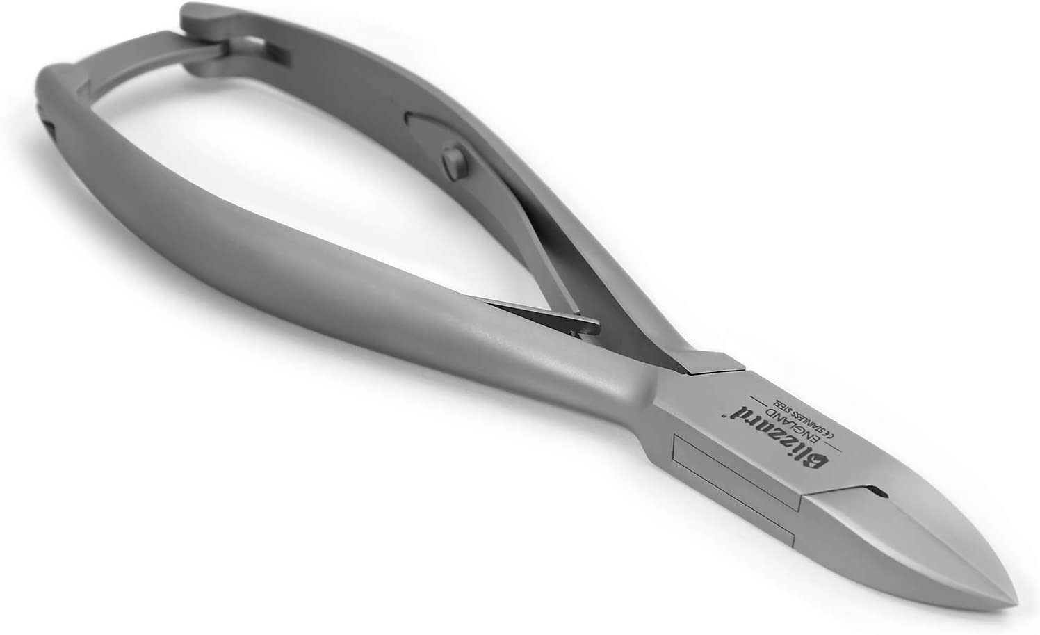 Blizzard Nail Clippers for Men with Thick or Ingrown Toenails Blizzard Podiatrist Toenail Clipper Set German Forged 5.5 Inch Heavy Duty Nail Cutter Straight Head Smooth Handles - Hospital Grade image number 3