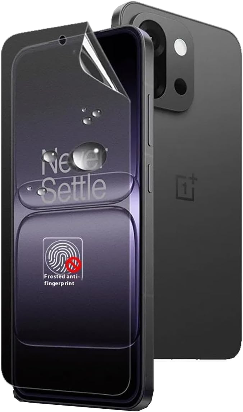 Tmahhbid 2Pcs Matte Hydrogel Film Screen Protector for Oneplus 15R 5G/Oneplus Ace 6, [Anti-Glare & Anti-Fingerprint] Flexible TPU Protective Film [Not Glass] image number 1