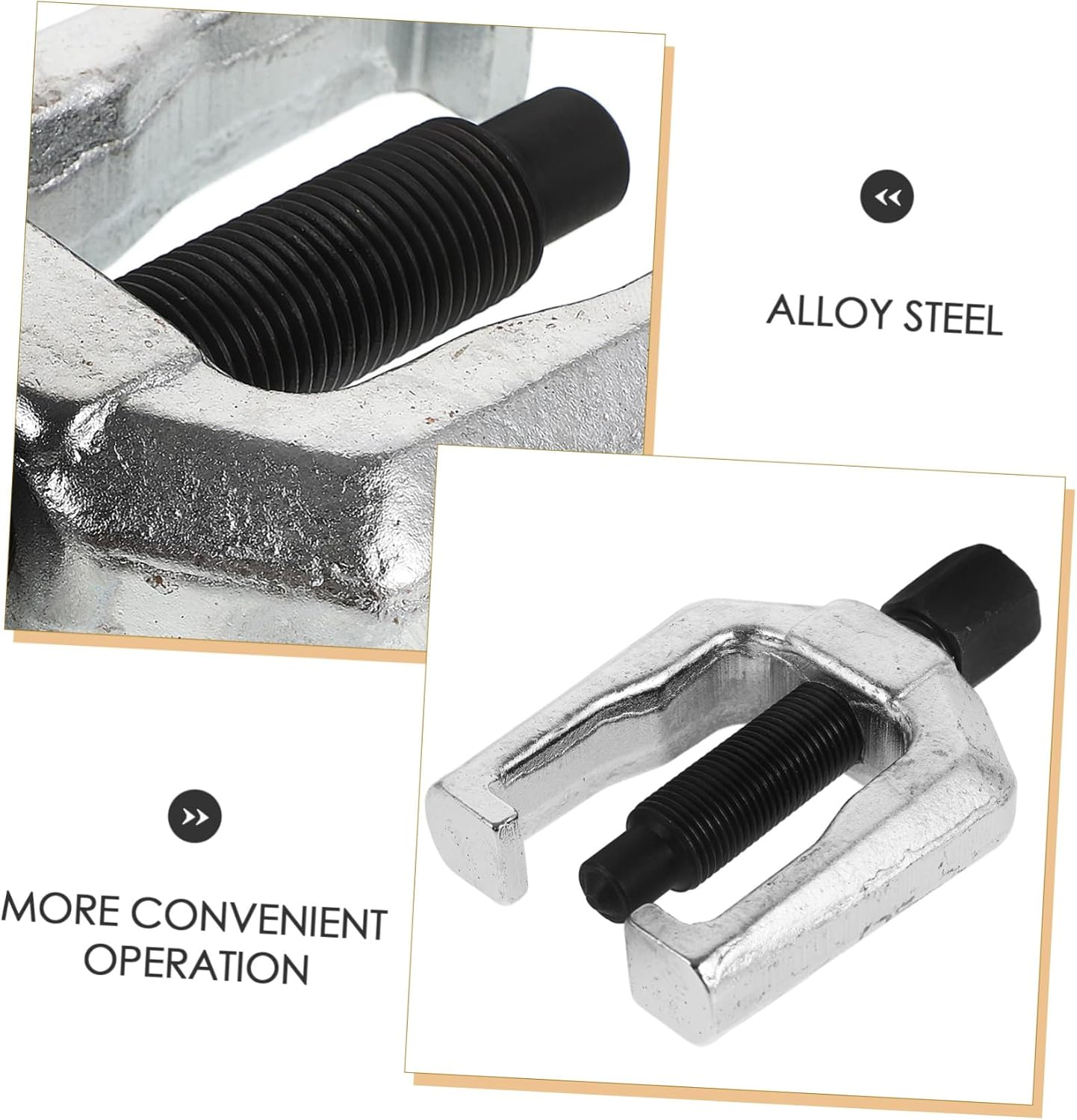 Gatuida Car Ball Joint Puller Automotive Repair Tool Ball Joint Separator Yoke Puller image number 3