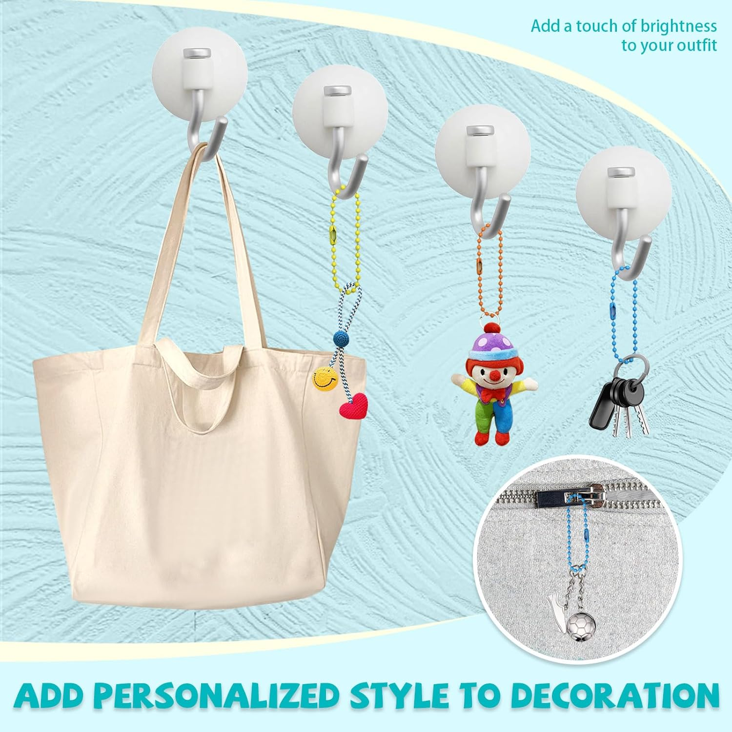 200 PCS Ball Chain Keychain, Metal Ball Chain Necklace,Dog Tag Chain Ball Chain Necklace Bulk Ball Chain Connectors image number 2