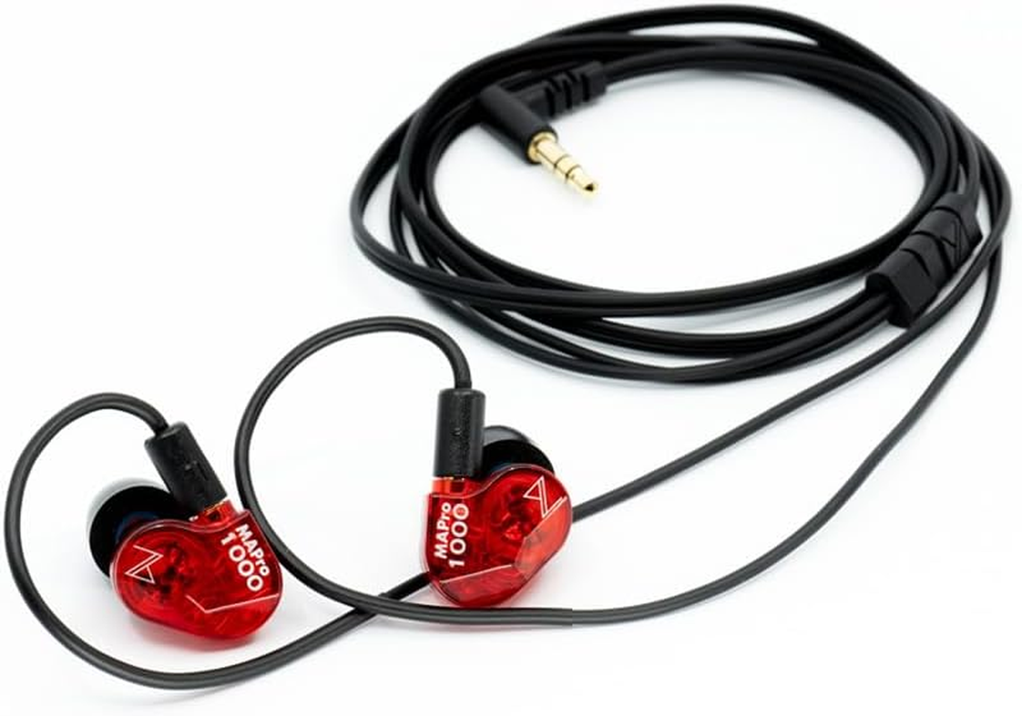 Maestraudio OTA-MAPRO-1000-BR, Mapro1000 Boost Red, 0.4 Inch (10 Mm) Graphene Dynamic Driver image number 1