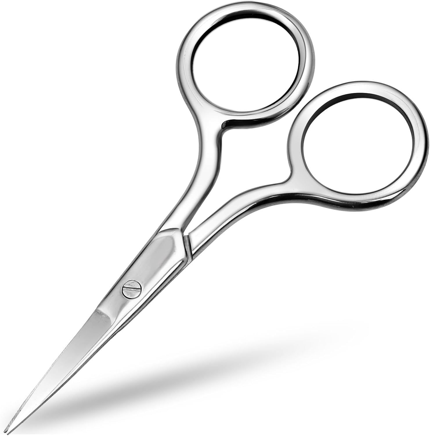 Multi-Purpose Eyebrow Scissors - Stainless Steel Mini Scissors for Hair, Eyelashes, Nose Hair, Lace Wig - Small Straight Tip Snips for Facial Trimming, Makeup & Beauty image number 6