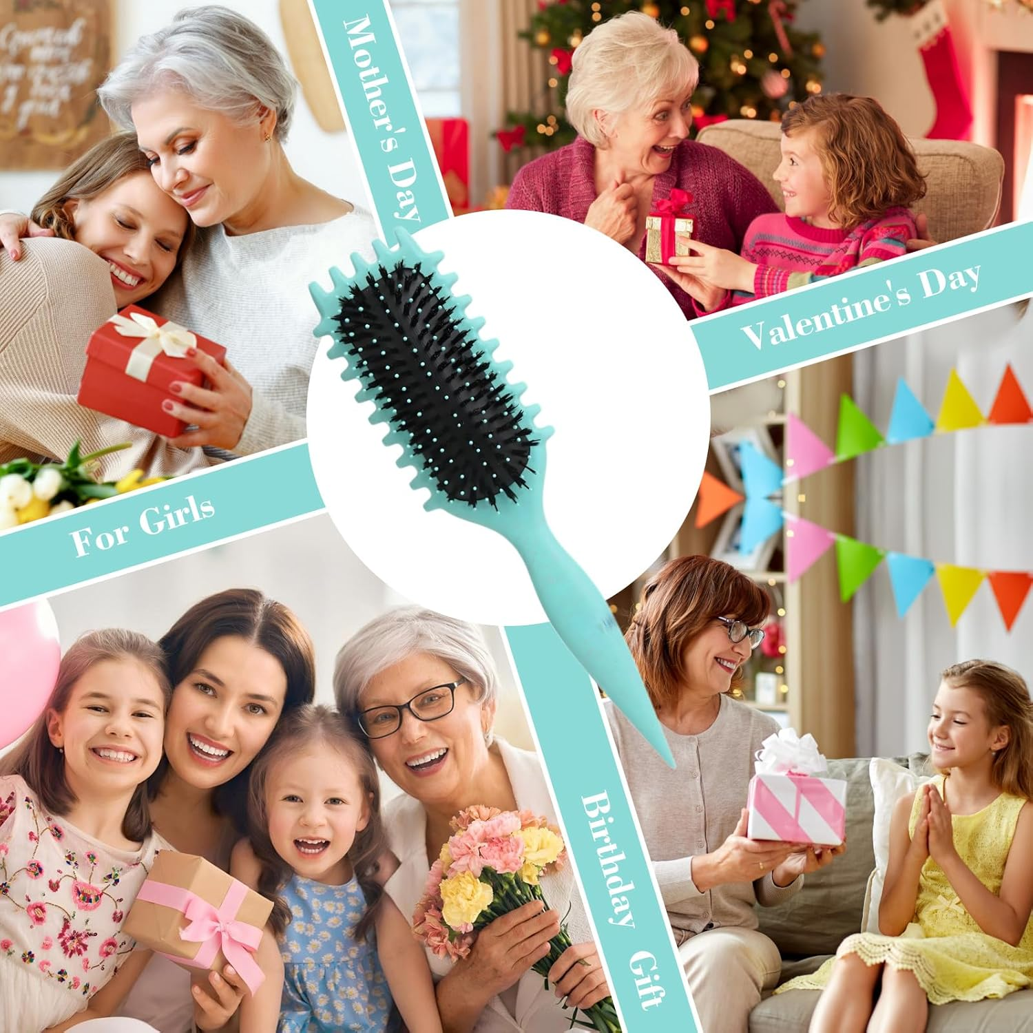 Curly Hair Brush, 2025 Curly Hair Products Curl Defining Brush, Bounce Defining Hair Shaping for Women Men,Idea Gifts for Christmas image number 4