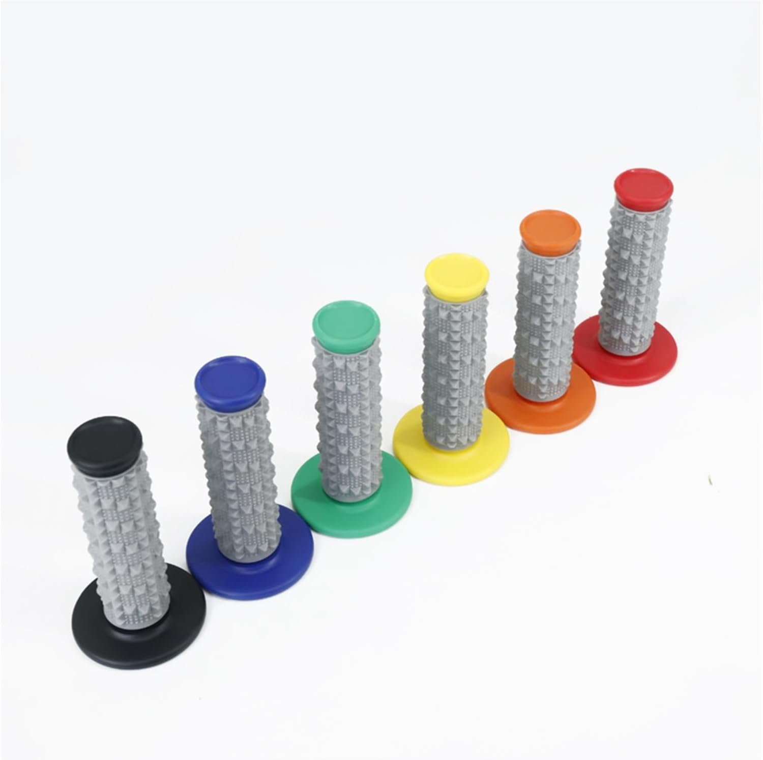 Handle Grip Pro Taper Motorcycle Protaper Dirt Pit Bike Motocross 7/8" Handlebar Rubber Gel Hand Grips Brake Hands (Color : Black) - Black image number 5