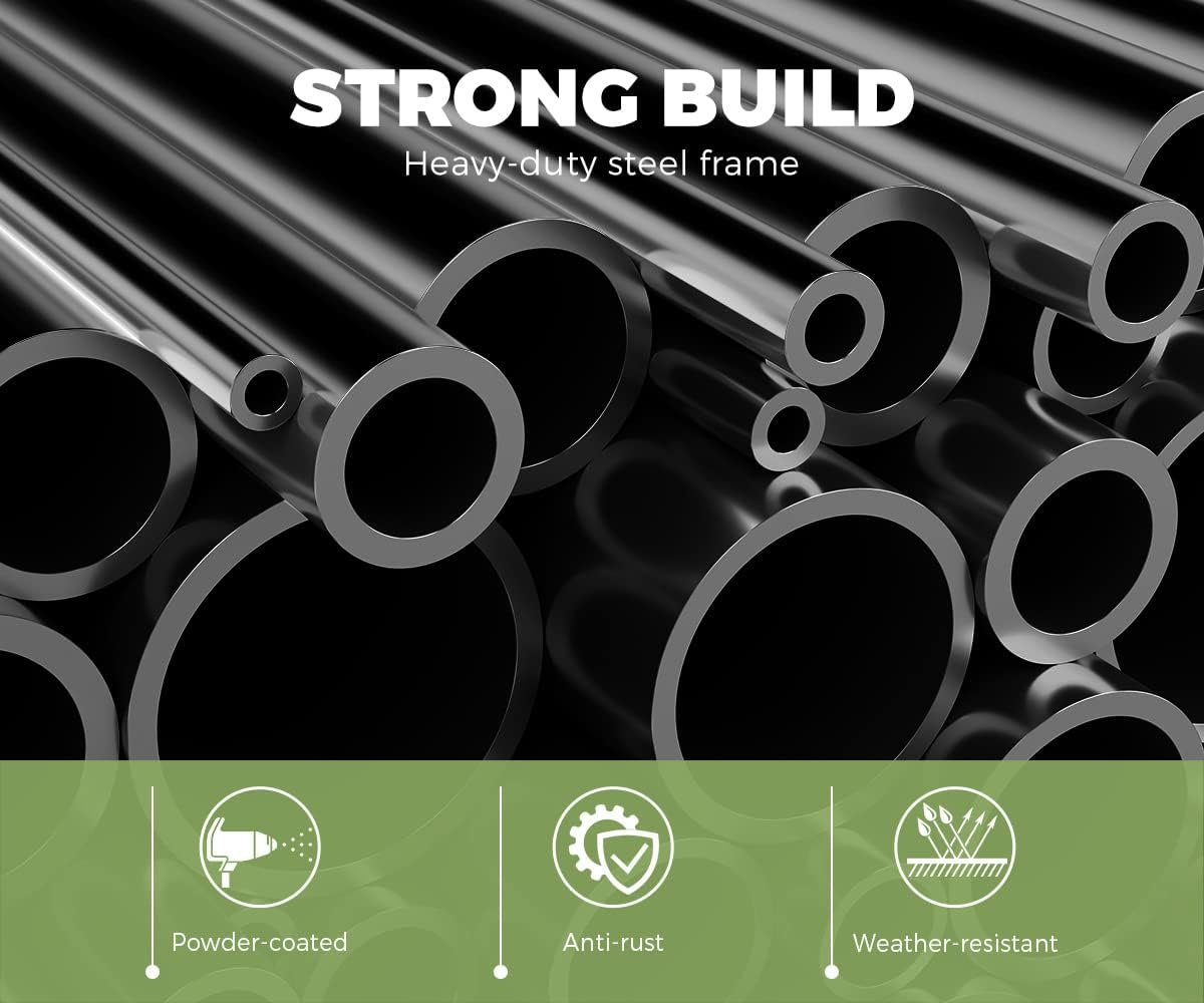 Livsip Outdoor Bar Sets Bar Stool High Stools Rattan Wicker Chair Outdoor Furniture Sets Garden Patio Dining Chair X 4 Black image number 5