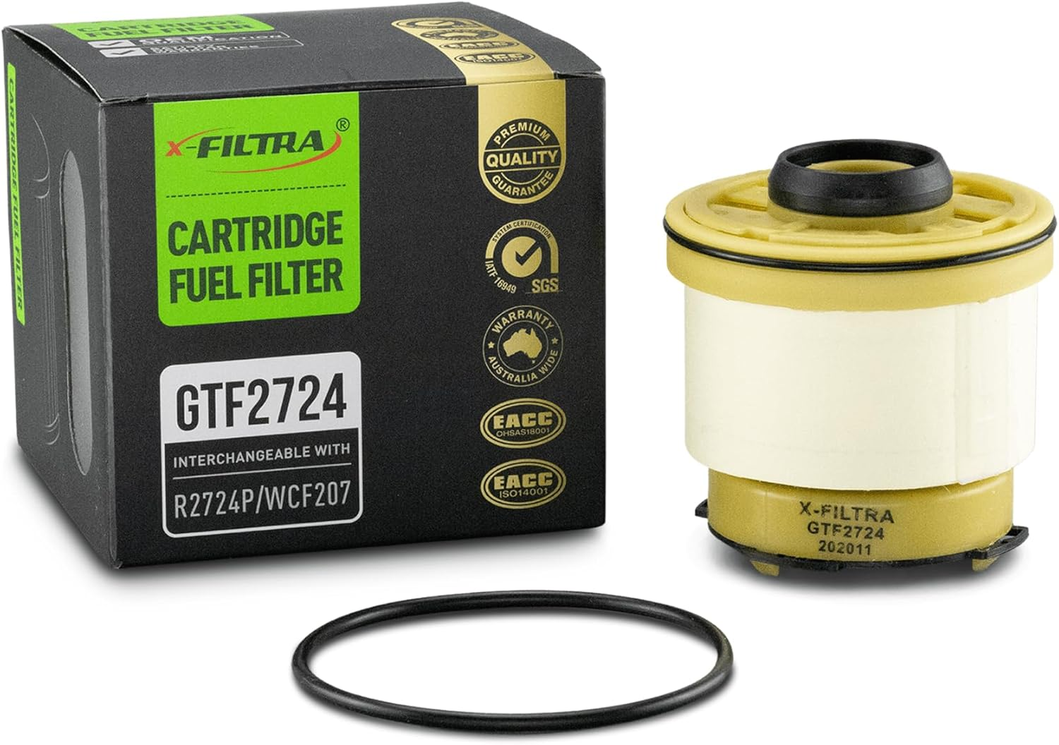 GTF2724 Fuel Filter Compatible with U201-13-2A5A R2724P WCF207NM