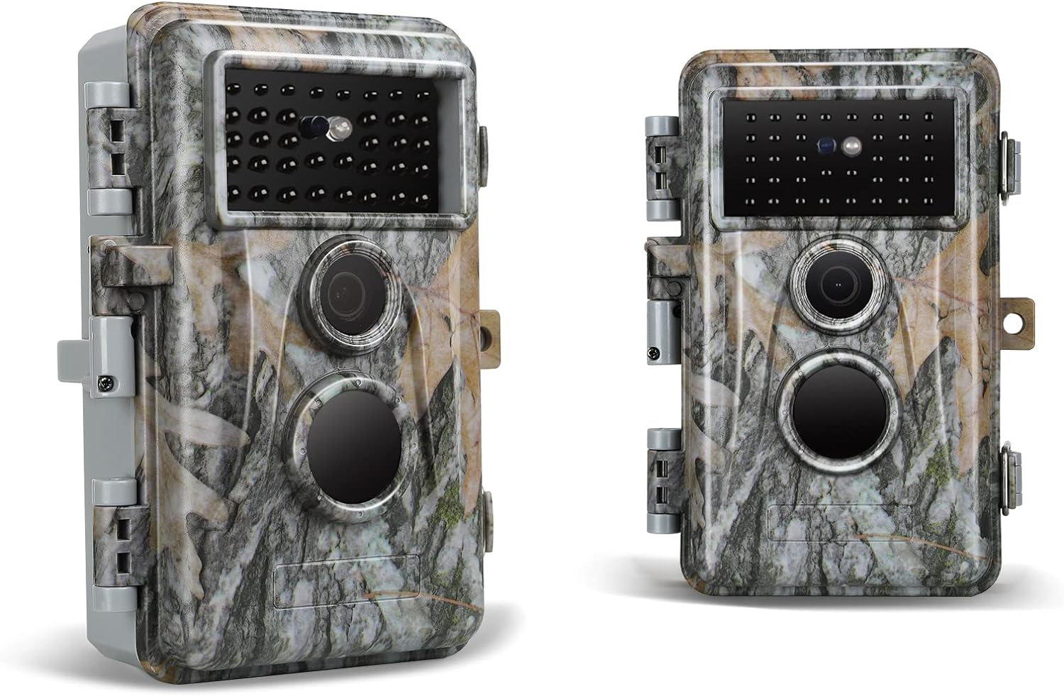 2-Pack Game & Trail Camera 64MP 1296P Video No Glow Night Vision Motion Activated IP66 Waterproof 0.3 Trigger Speed for Hunting Wildlife & Home Surveillance image number 6