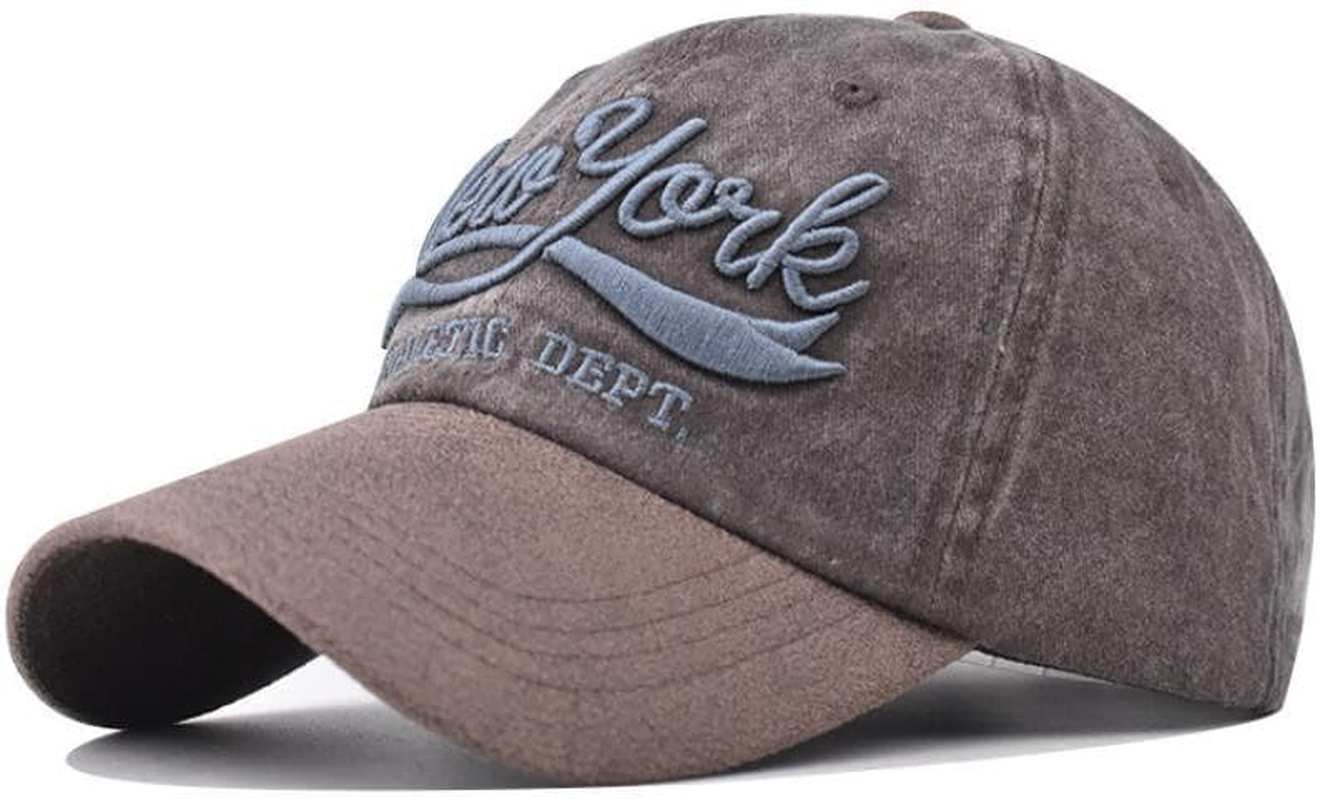 Xibeitrade Vintage New York NY Baseball Cap Men Women Cotton Trucker Dad Hat Adjustable Sports Outdoor Caps