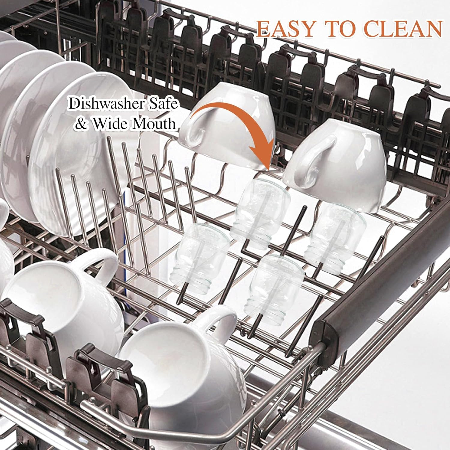 Fayrvind 12 Pack 150Ml Small Mason Jars with Airtight Lid, Mini Glass Canning Jar for Pickling Fermenting Sauce, Spices, Storing Honey Yogurt Jelly Jams Oats Preserve Jar, 12 Label Pen Included image number 6