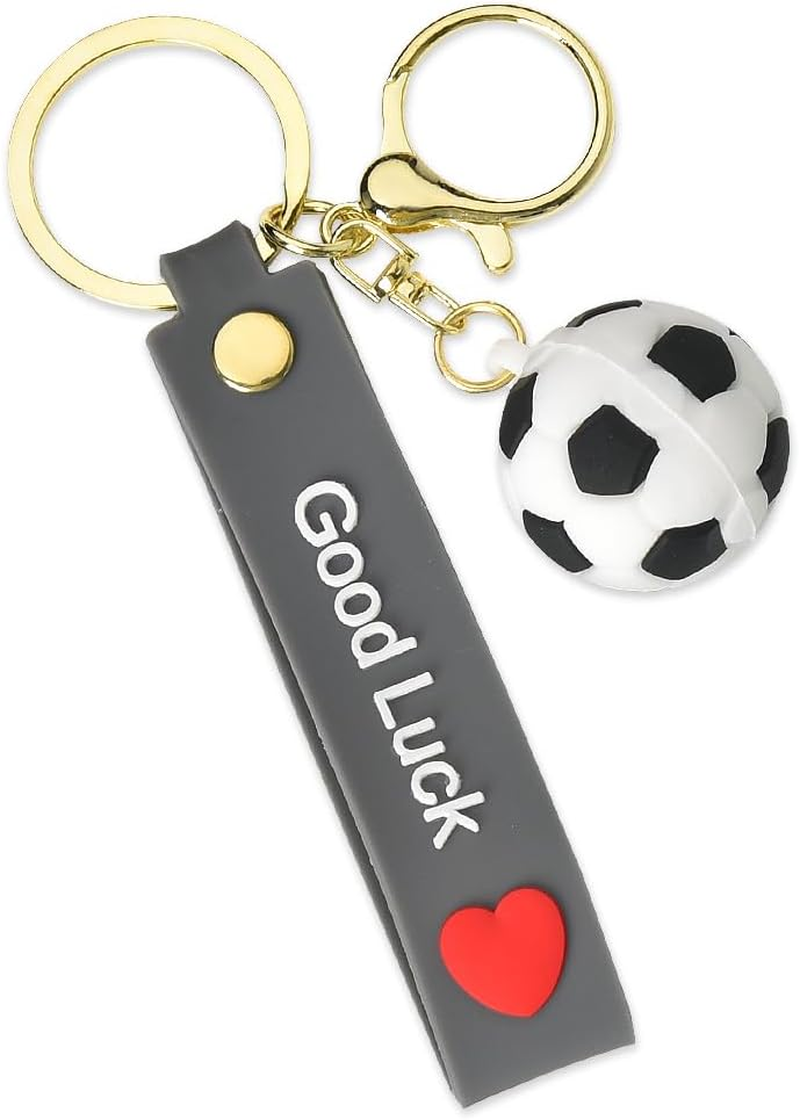 Inspirational Birthday Gifts for Basketball Soccer Football Baseball Softball Player Keychain Gifts for Sports Lover Keychians