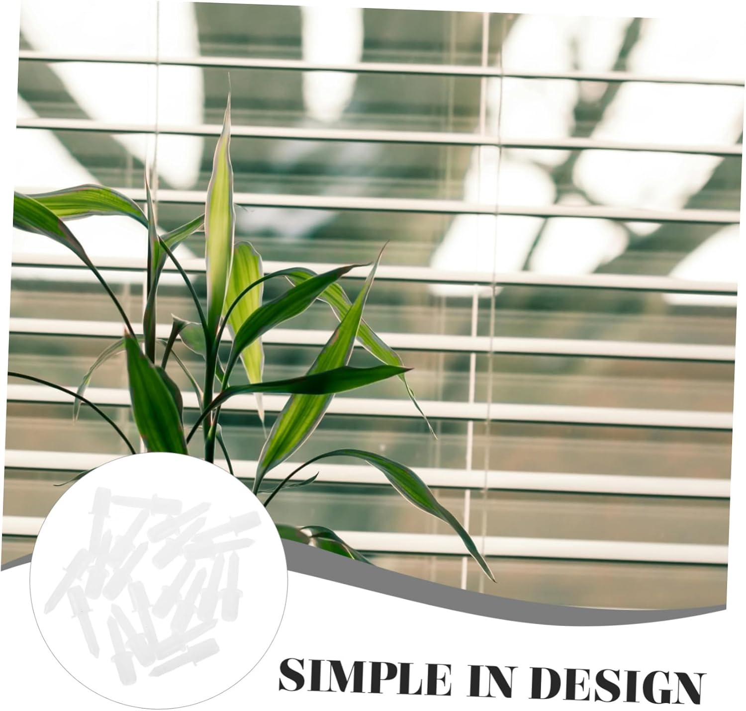 OSALADI Plastic Blinds Repair Pins 80Pcs Shutter Replacement Pins Staple Tool for Window Shutter Repair