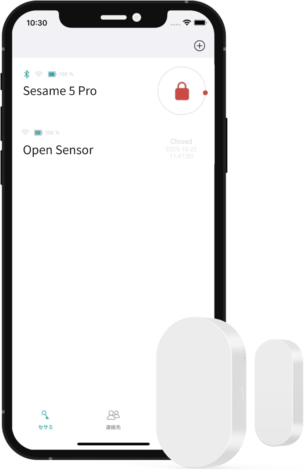 Candy House Door Sensor, Smart Lock, Open Sensor, Security for Smart Home, Easy Installation, Security Measures, Smart Phone Confirmation, Alert Notification, Magnetic image number 3