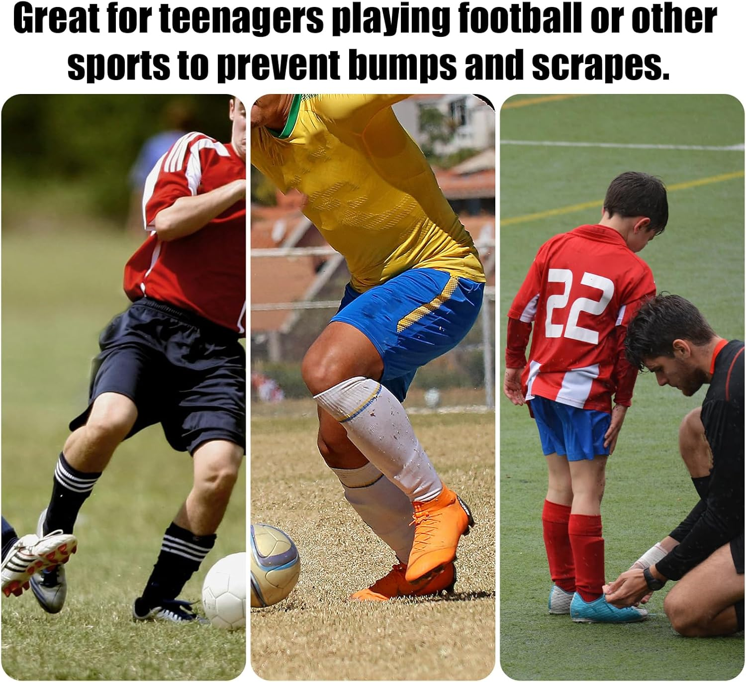 2Pcs Mini Soccer Shin Guards, 2.75X2.36 Inch Extra Small Football Shin Pads Youth & Adults Protective Equipment for Boys Girls Kids Women Men (Dark Grey) image number 4