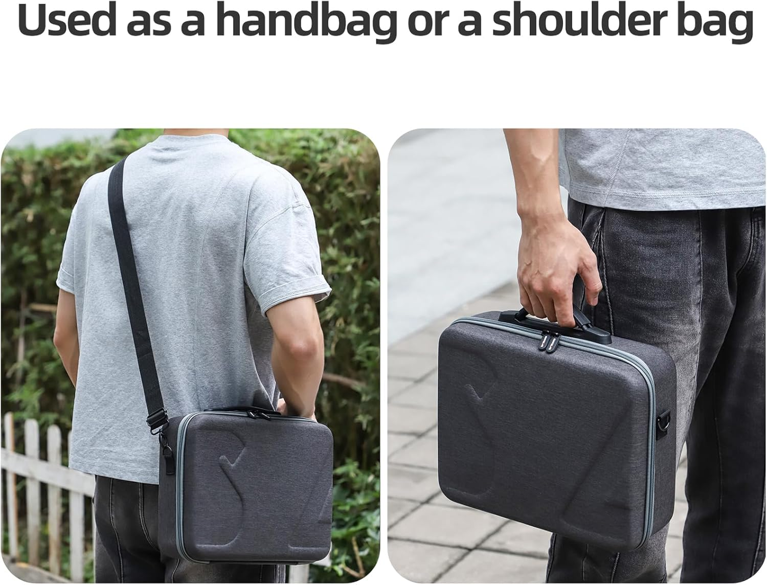 ZJRXM Neo Goggles N3 Bag, Portable Travel Bag, Portable Storage Carry Bag for DJI Neo Goggles N3, RC Motion 3 and Neo Accessories, Darkgray, 33 * 27.5 * 11.4Cm image number 2