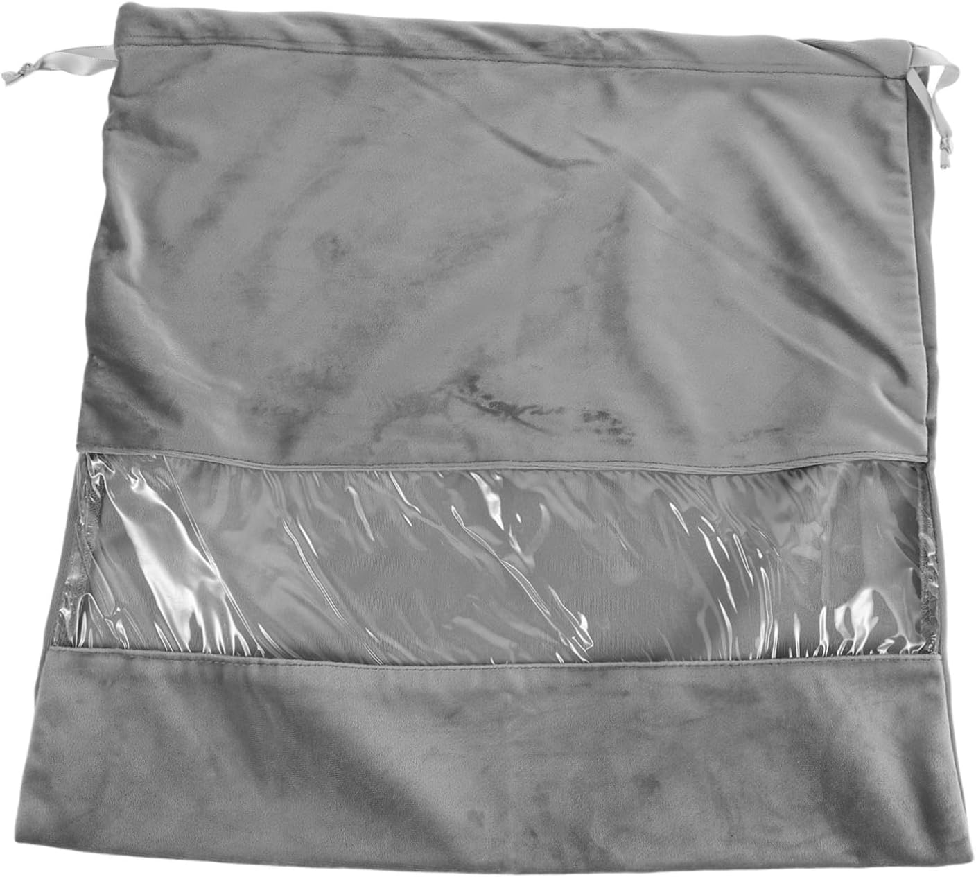 GANAZONO Transparent Drawstring Hair Dryer Bag for Travel Lightweight Protective Dust Pouch for Accessories Clothes Makeup Portable Small Storage Organizer