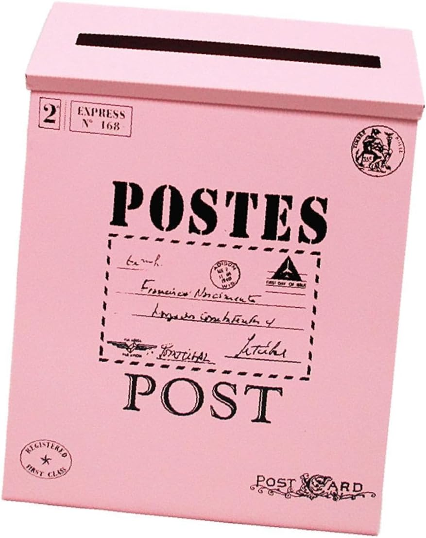 Generic Vintage Wall Mounted Mailbox with Newspaper Slot for Outdoor Use, Beige