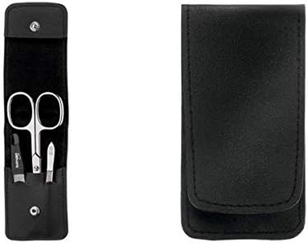 Clauss 9951 Manicure Set in Leather Case Black image number 2