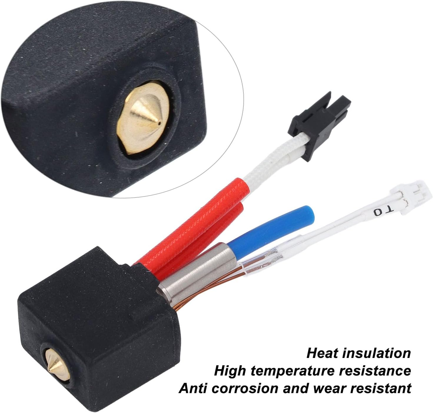 Diyeeni 3D Printer Extruder Hot End, Compatible for Kobra 2 for Kobra 2 Neo for Kobra 2 Pro for Kobra 2 plus for Kobra 2 Maximum FDM 3D Printer Hotend Accessories image number 2