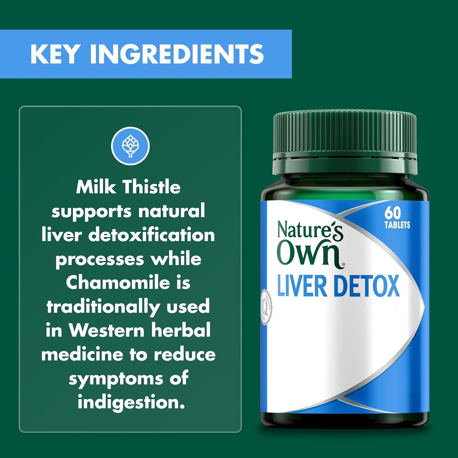 Nature'S Own Liver Detox 60 Tablets image number 2