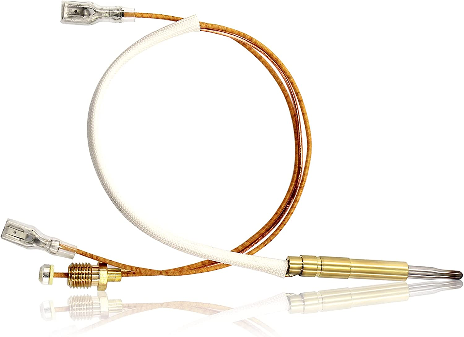 MENSI Outdoor Propane Gas Patio Heater Replacement Parts Thermo Coupler M8*1 (Non-Thread Type with 4.8Mm Terminals) image number 5